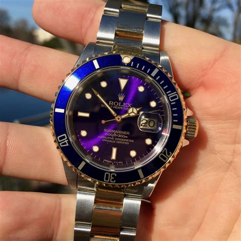 purple gold rolex|Rolex purple face.